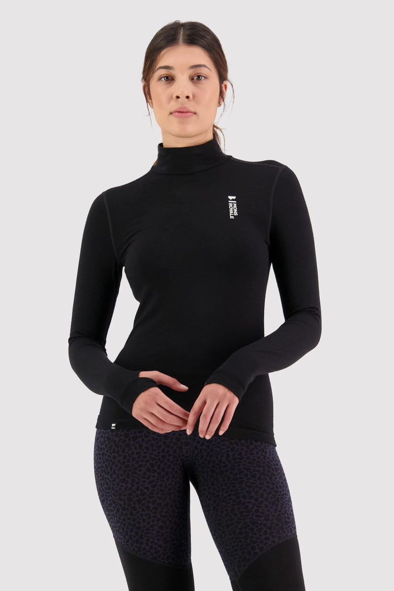 Mons Royale Cascade Merino Mock Neck - Women's