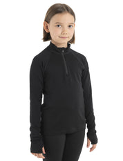 Icebreaker 260 Tech LS Half Zip Top - Junior