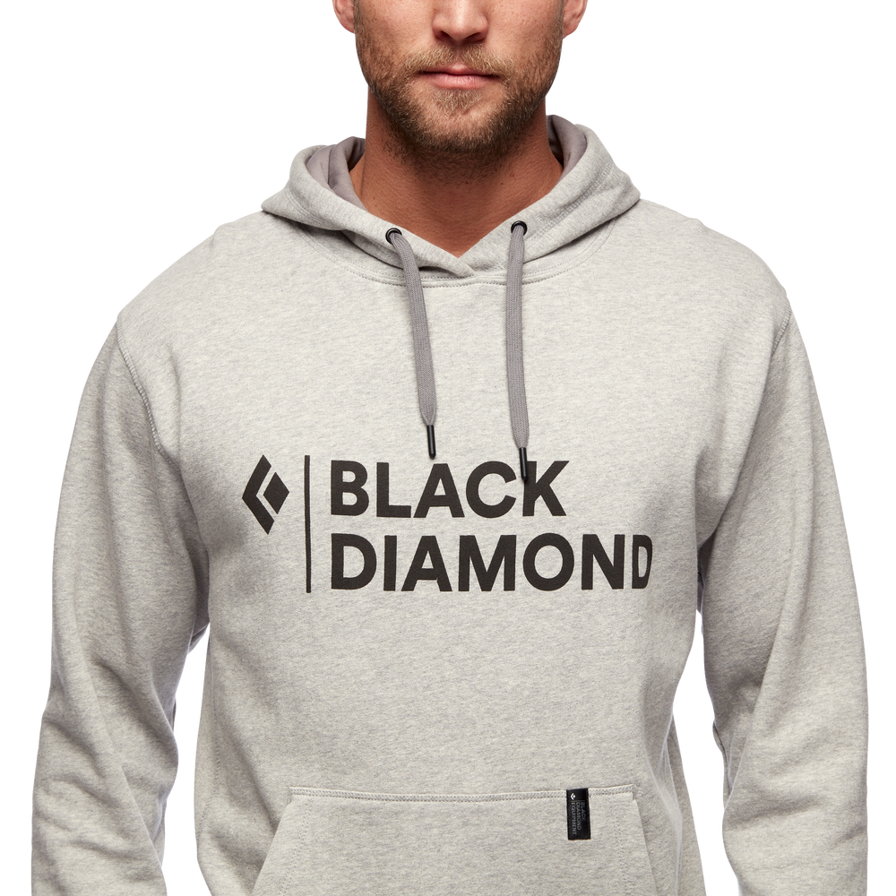 Black Diamond Stacked  Logo Hoody -