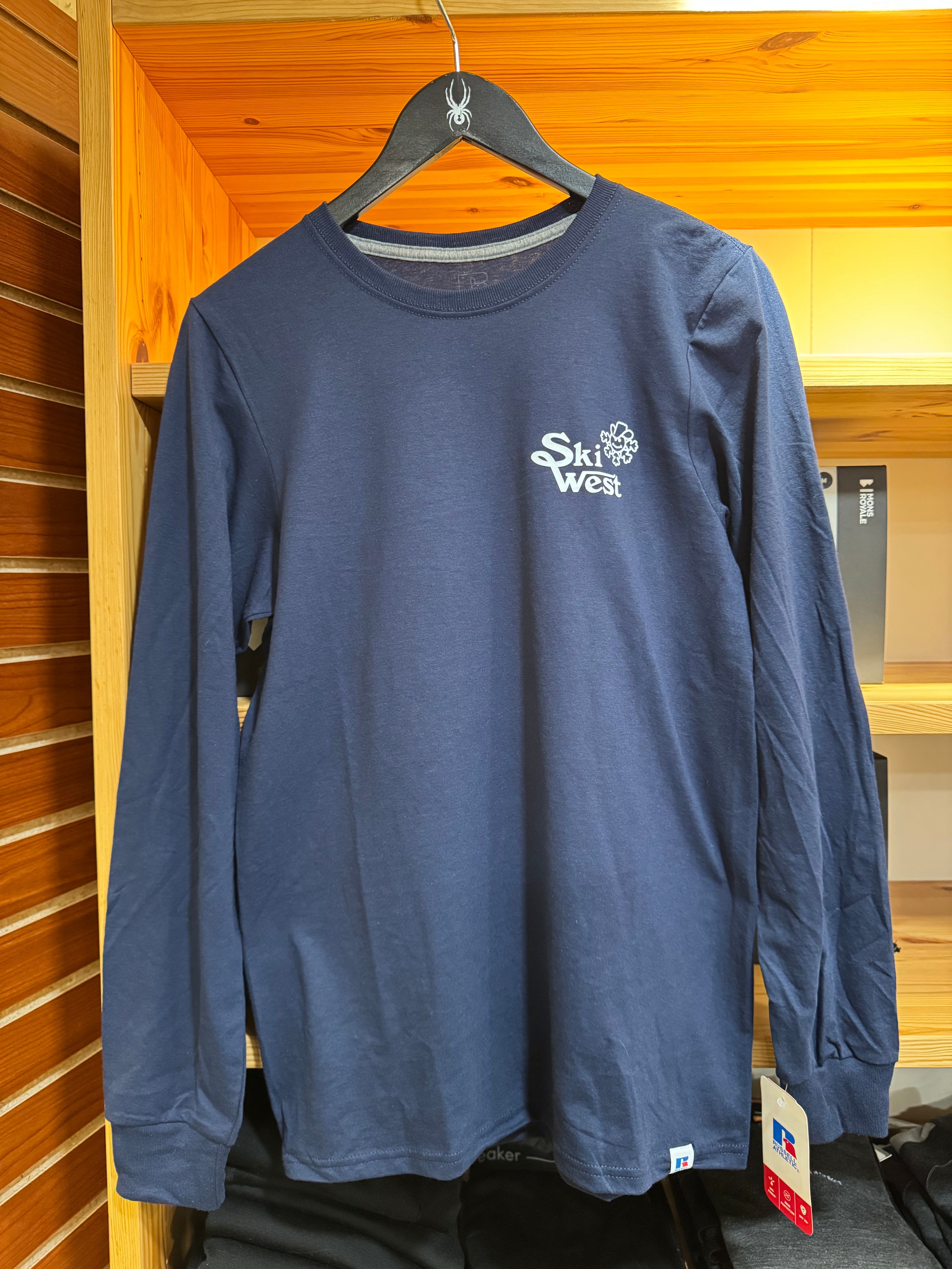 Ski West Long Sleeve Shirt / Navy