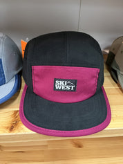Ski West 5 Panel Hat
