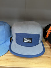 Ski West 5 Panel Hat