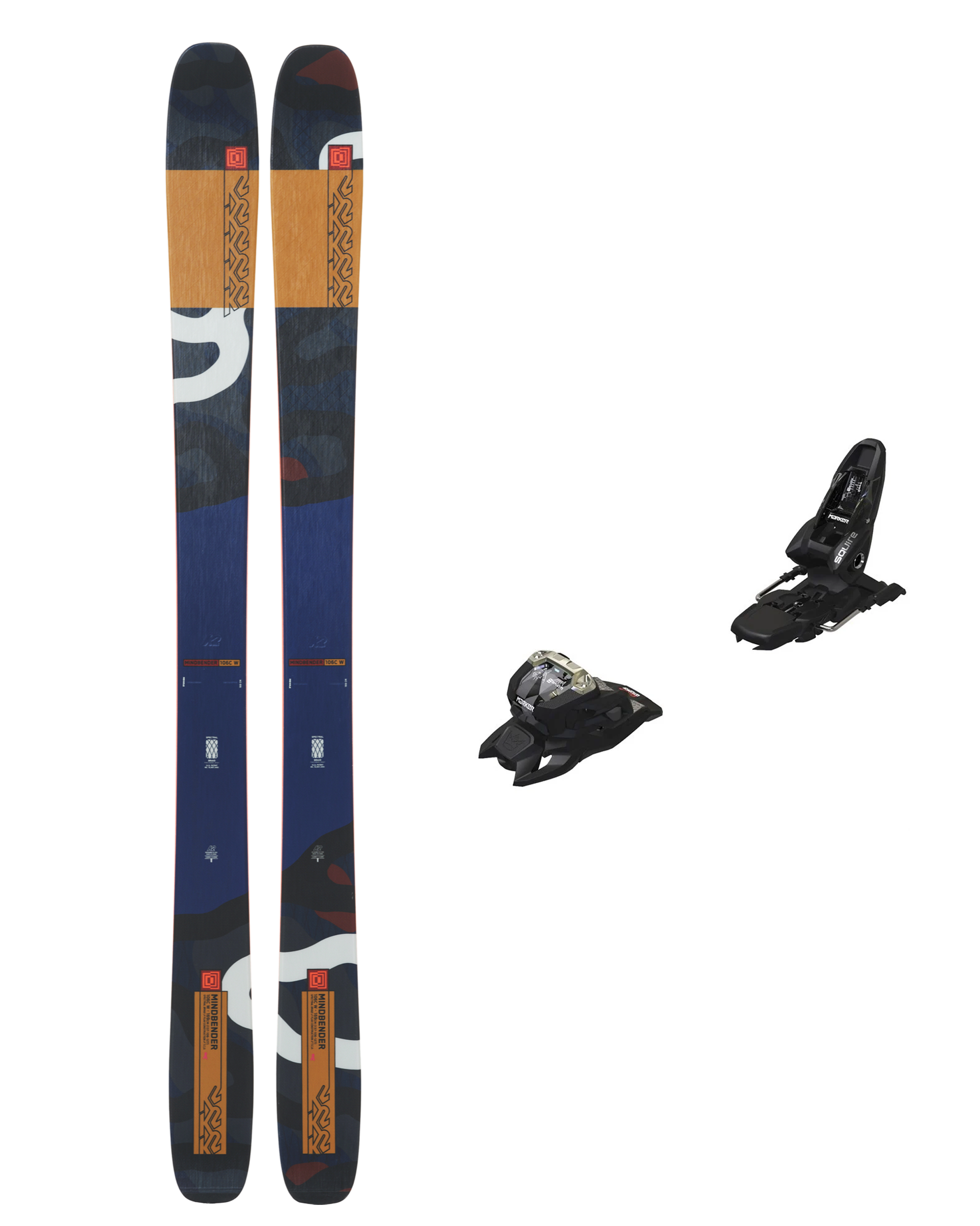 K2 Mindbender 106C 2024 + Marker Squire 11 – Ski West