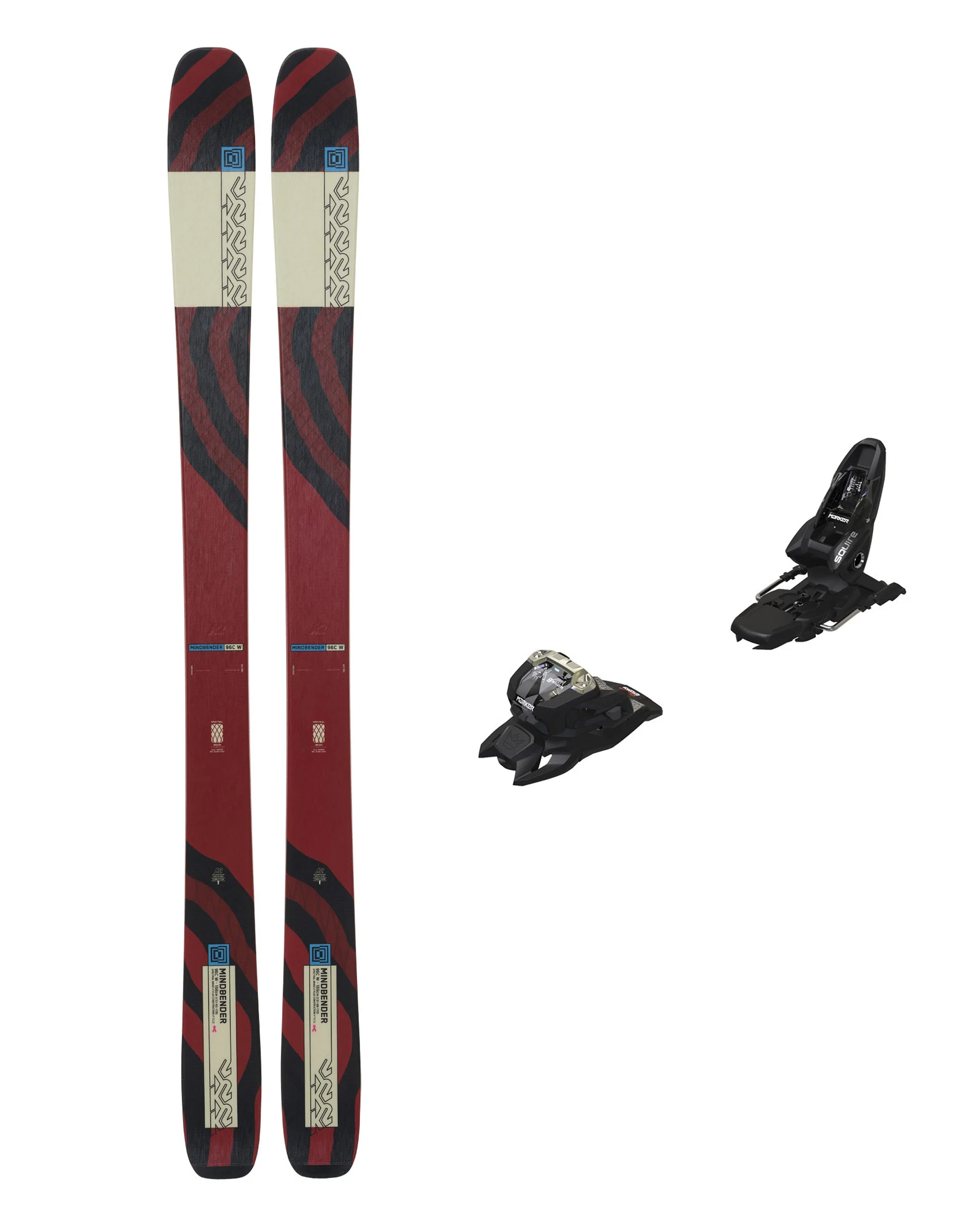 K2 Mindbender 96C W 2024 + Marker Squire 11