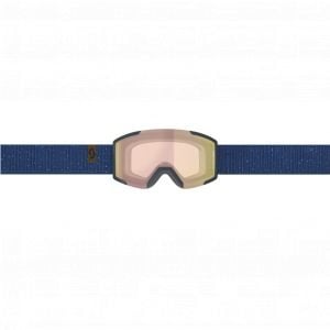 Scott Shield Google + Extra Lens Dark Blue/ Majolica Blue Enhancer Rose Chrome