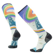 Smartwool Zero Cushion Sock Rainbow Trails Print 2025 - Unisex