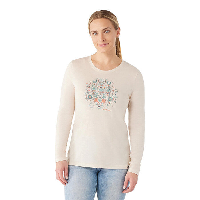 Smartwool Floral Tundra Graphic LS Tee 2024 - Women's