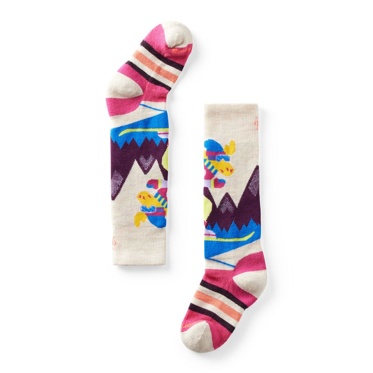 Smartwool Wintersport Full Cushion Mountain Moose Pattern Socks - Kids