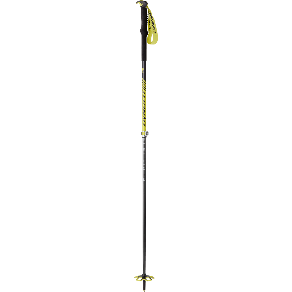 Lightweight Alumnimum Dynafit Free Vario 2.0. Perfect for backcountry touring, yellow and grey shaft.