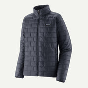 Dark blue warm jacket for ski apres and casual wear