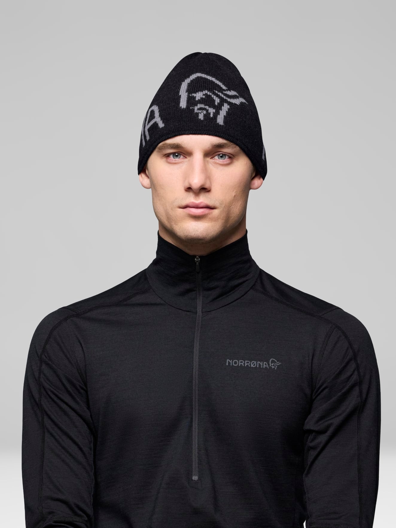 Norrona Mid Merino Logo Beanie