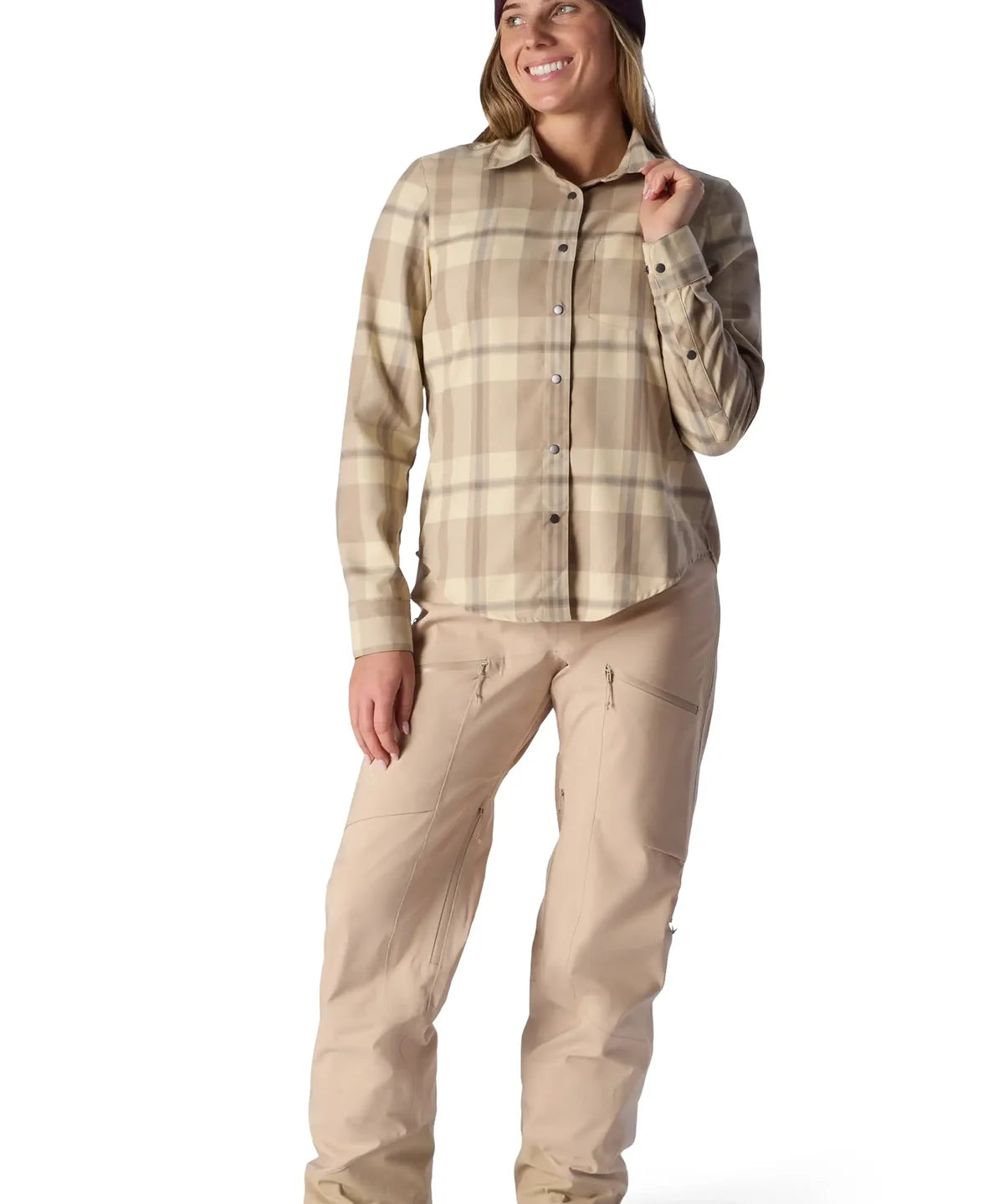F26_Brigitte_20Tech_20Flannel_Driftwood-Bone_20Plaid__1751_280--Foxy_20Bib_Driftwood__4082_265_Front_P_1_1200x_b330ddff-d726-400c-8971-3af1e1279a2d.webp