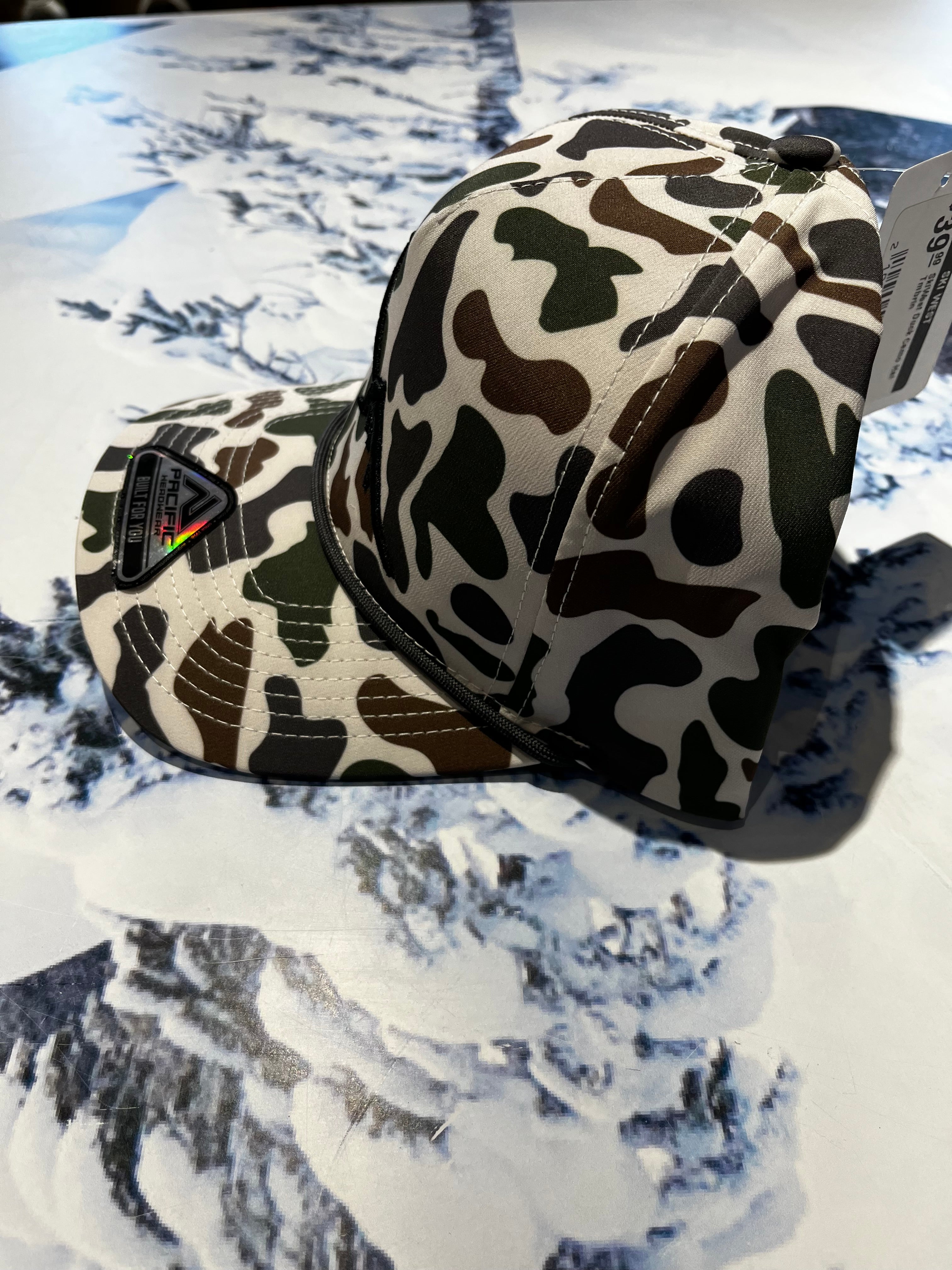 Ski West Duck Camo Hat