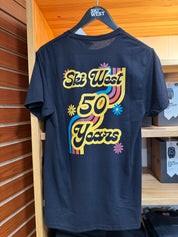 Ski West 50 Year T Shirt Black