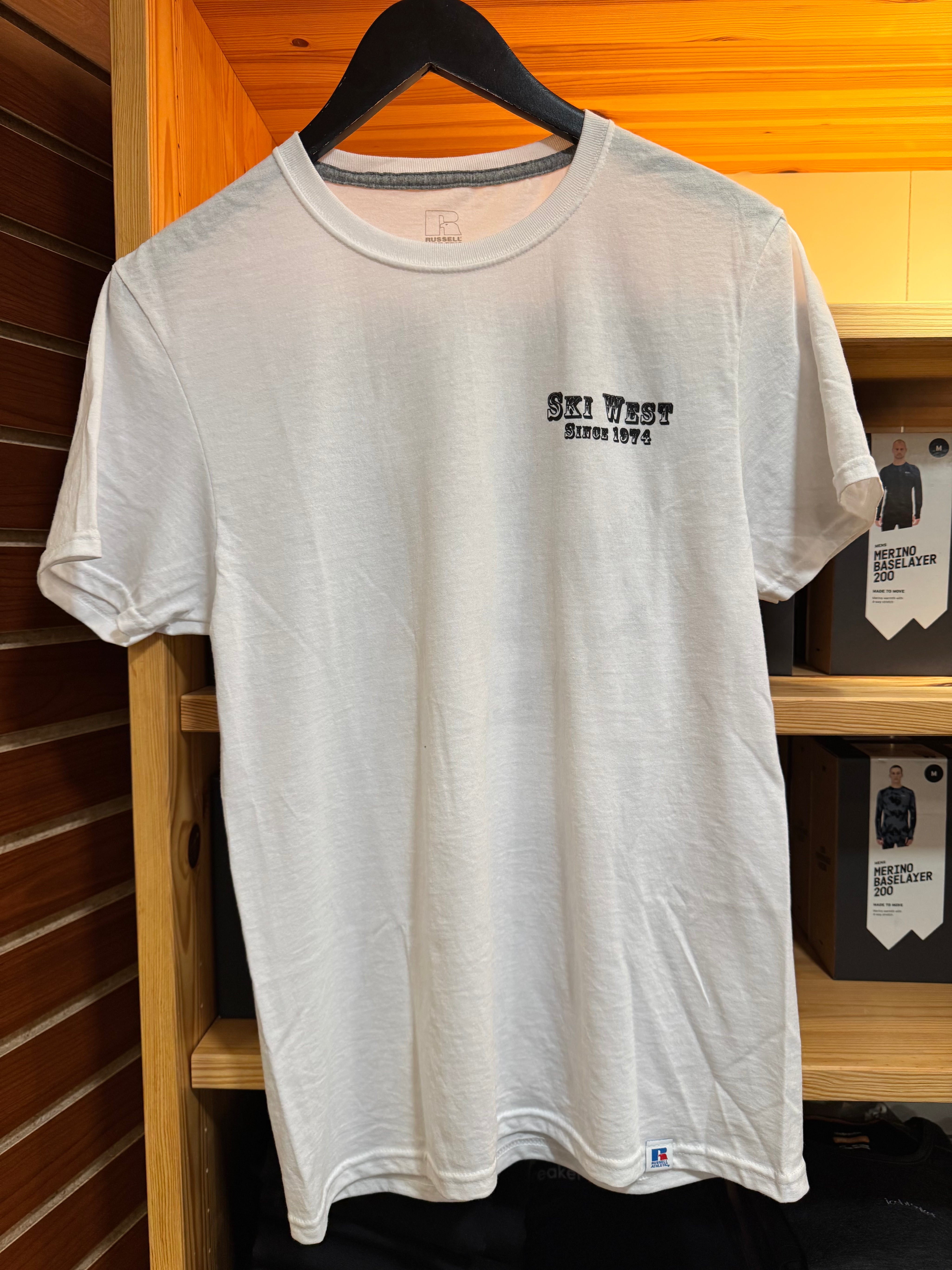 Ski West 50 Year T Shirt White