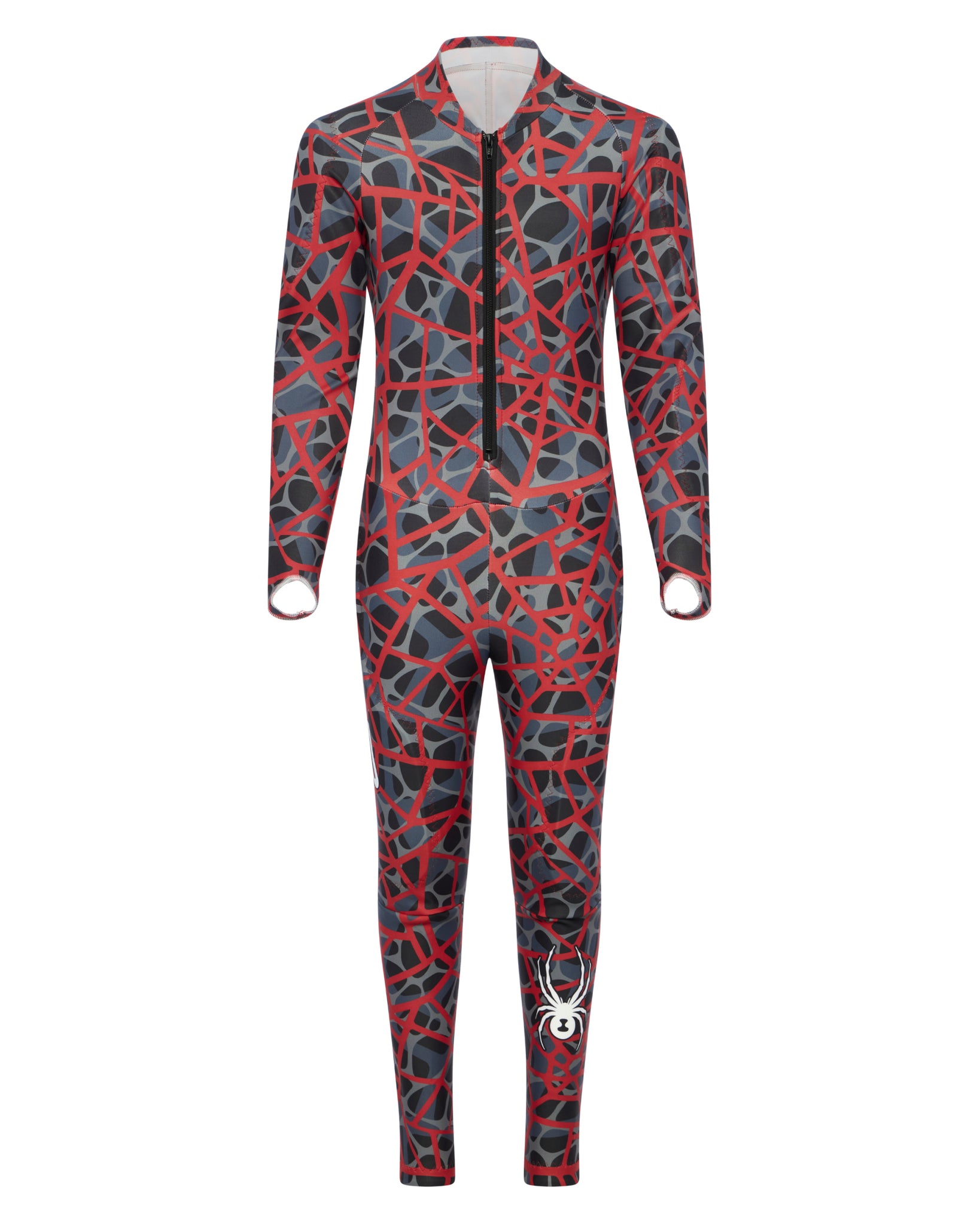 Black and red webbed GS race suit