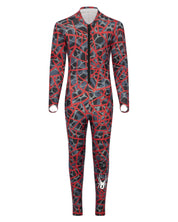 Black and red webbed GS race suit